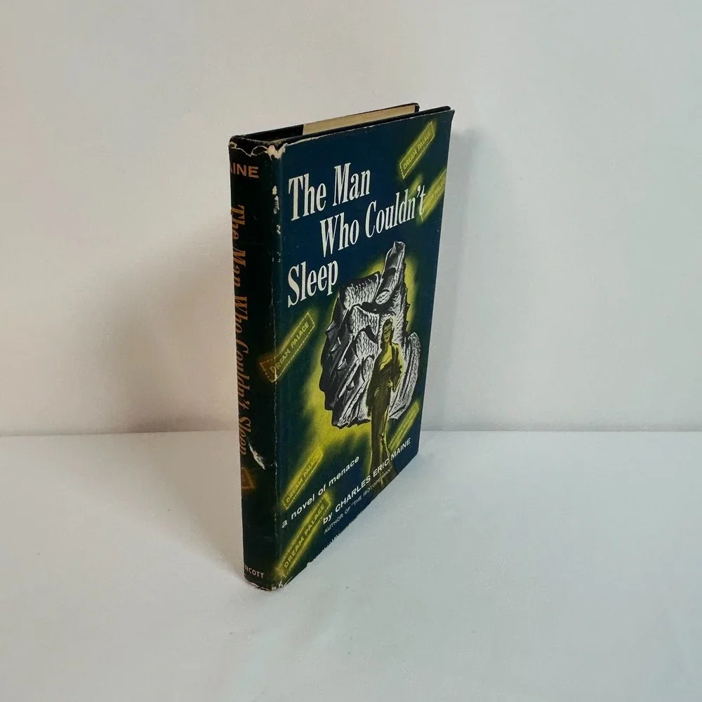 1956 The Man Who Couldn't Sleep Charles‎ Eric Maine Science Fiction Hardcover HC